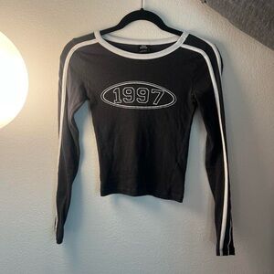 Grey Striped Long sleeve